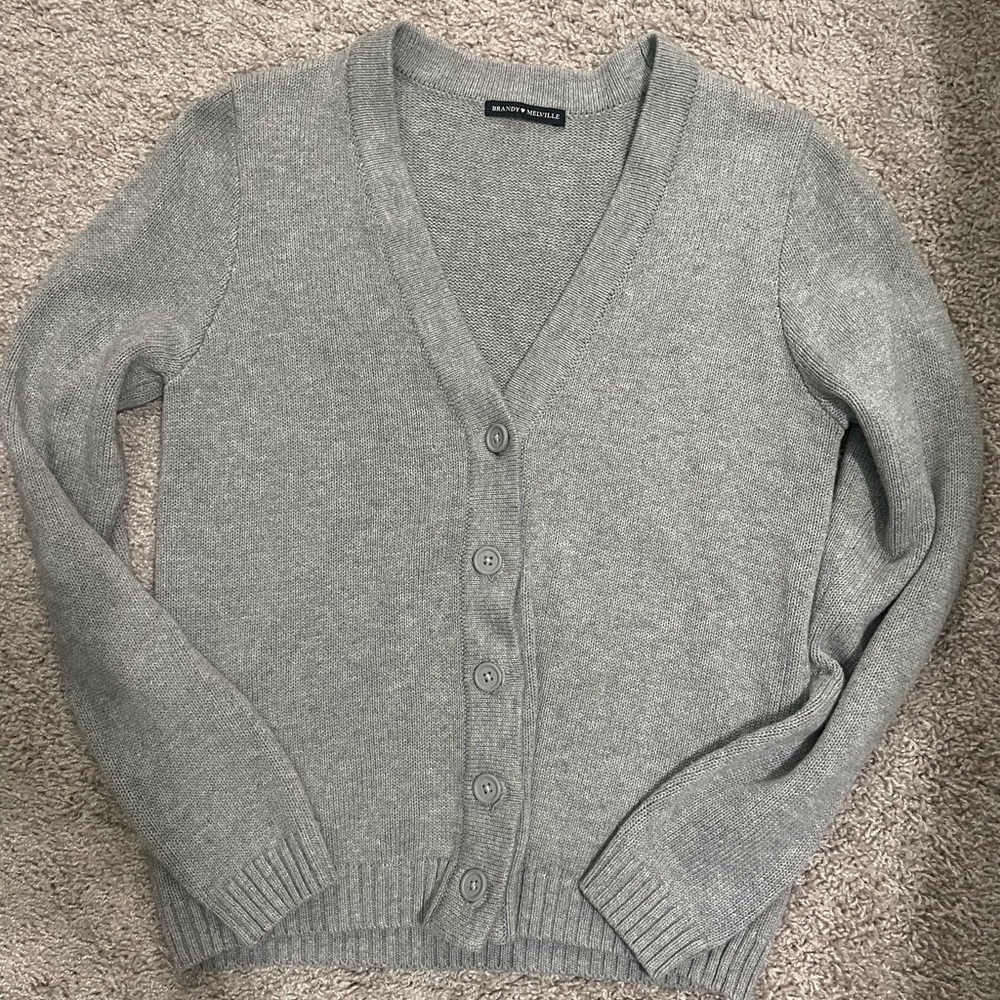 Brandy Melville Grey Cardigan